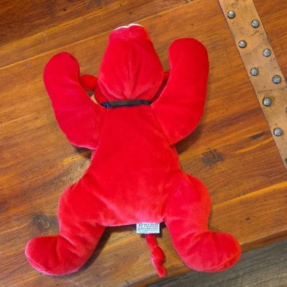 Ty Pillow Pal RED The Plush Bull With White Horns 14" Long Retired 1997 Has Tag - Picture 3 of 6